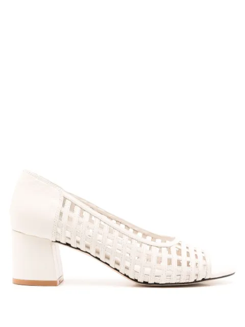 Studio Chofakian open-toe leather pumps