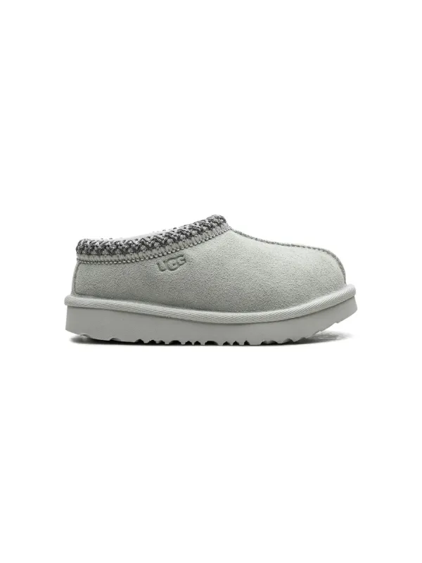 UGG Kids Tasman II Suède Slippers Grijs FARFETCH NL
