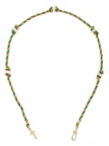 Marie Lichtenberg 14kt yellow gold Mauli Silky Rasta braided necklace