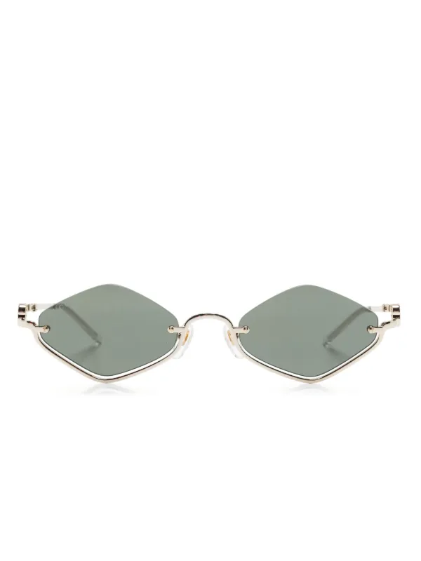 Gucci hexagon frame sunglasses hotsell