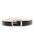 Déhanche Mija crocodile-effect belt - Black