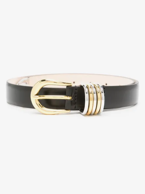 Déhanche Hollyhock leather belt