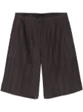 Pleats Please Issey Miyake pleated shorts - Black