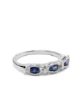 Bleue Burnham Sacred Oak blue sapphire ring - Silver