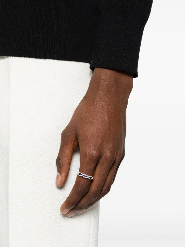 Bleue Burnham Sacred Oak サファイア リング | シルバートーン