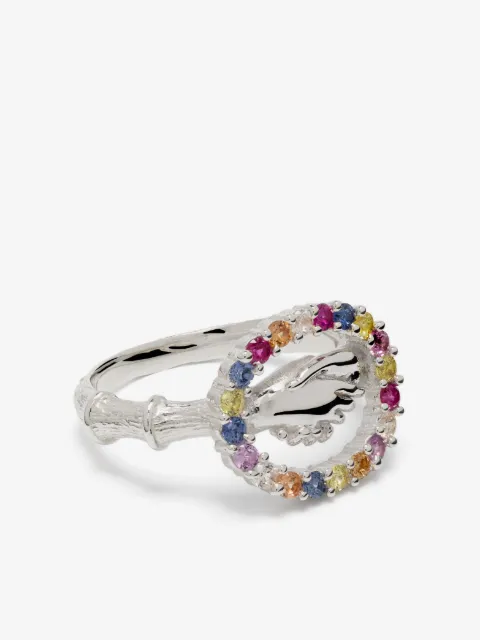 Bleue Burnham Trust Is Sacred signet ring