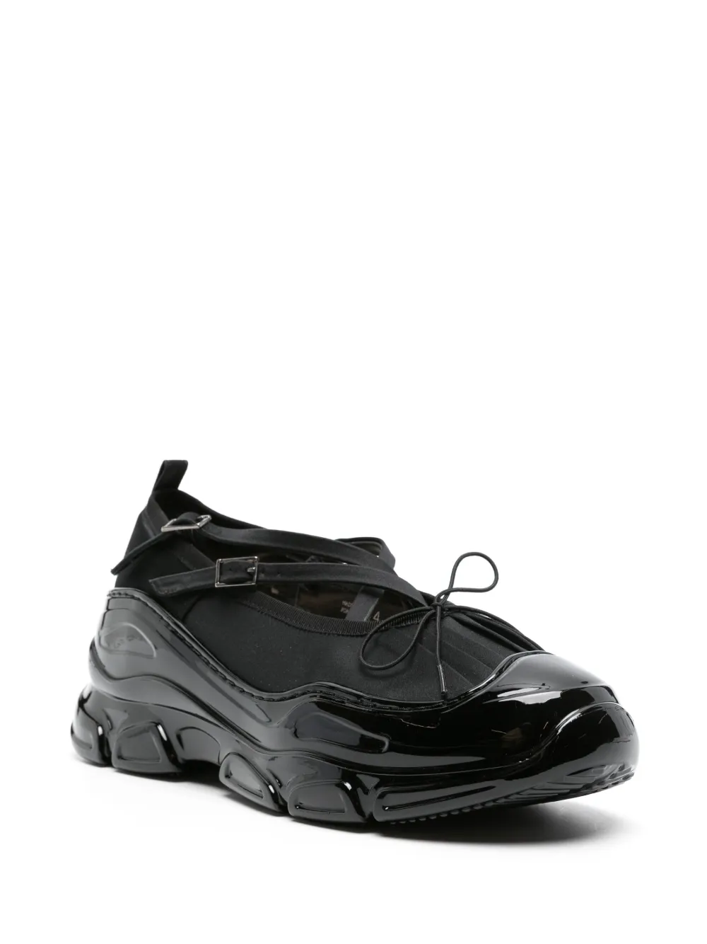 Simone Rocha Cross-Cross Tracker sneakers - Zwart