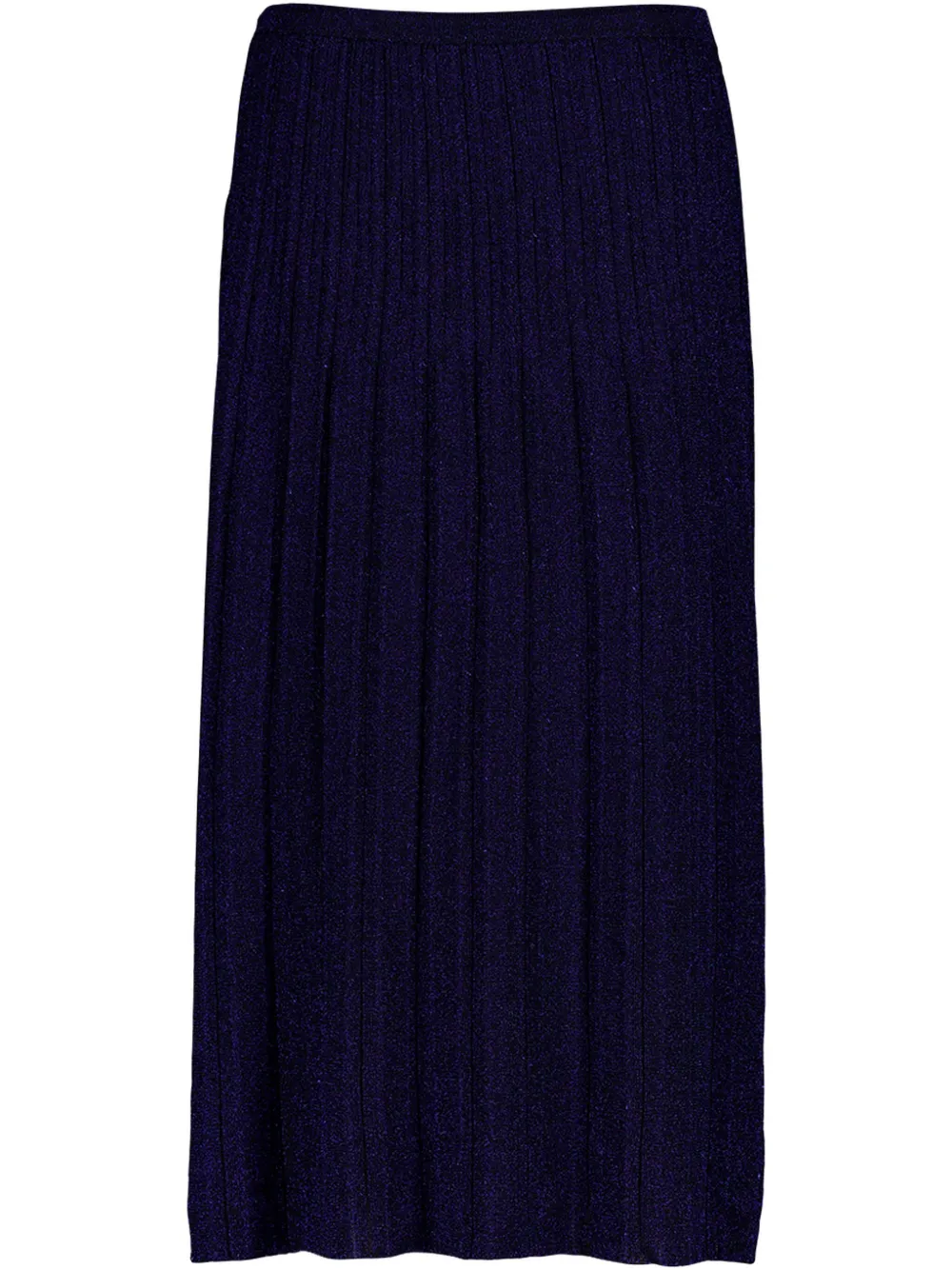 ZIMMERMANN RIBBED LUREX MIDI SKIRT