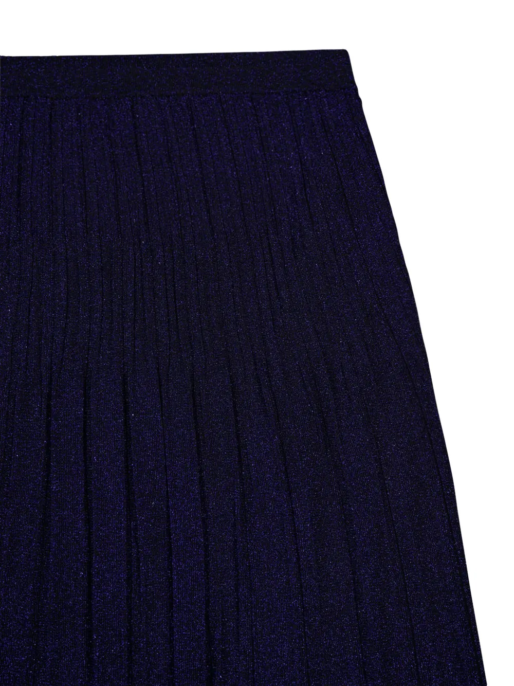 ZIMMERMANN RIBBED LUREX MIDI SKIRT