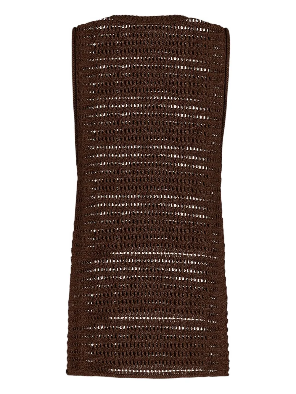 COMMAS crochet-knit sleeveless tank top - Bruin