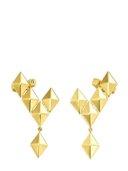 Boucles d'oreilles pendantes Python en 18ct - Cadar - Modalova