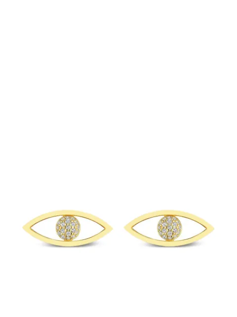 Cadar 18kt yellow gold Reflections diamond earrings