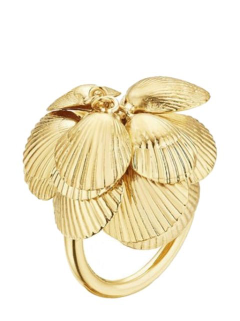 Cadar 18kt yellow gold Shell cocktail ring