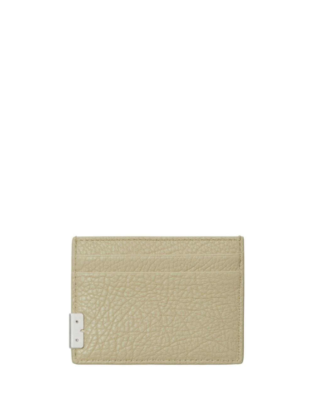 Shop Burberry B Cut Card Case In Neutrals