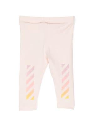 Fendi Prints On Monogram leggings in Pink