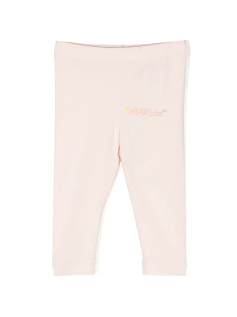 Off-White Kids Diag Stripe cotton leggings