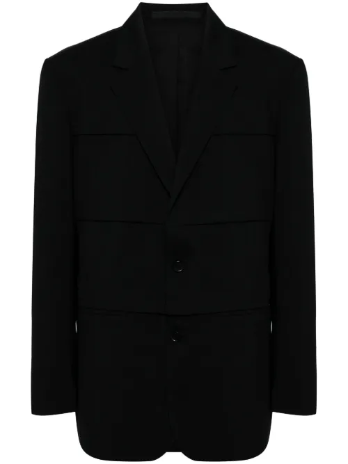 Blazer droit à revers cranté - SONGZIO - Modalova