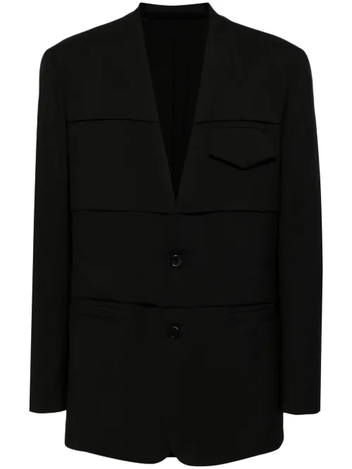 Blazer à design sans col - SONGZIO - Modalova