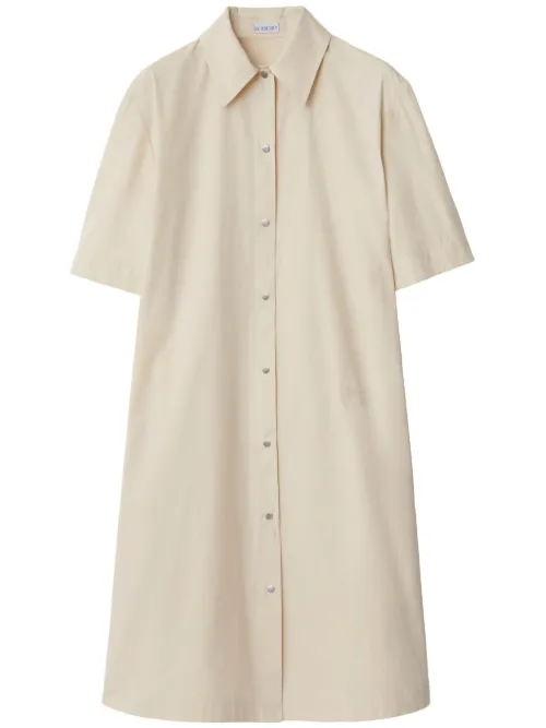 Robe-chemise à manches courtes - Burberry - Modalova