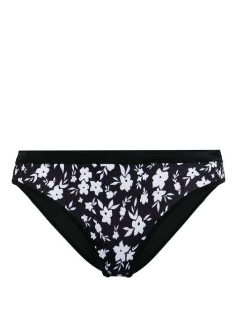 floral-print bikini briefs