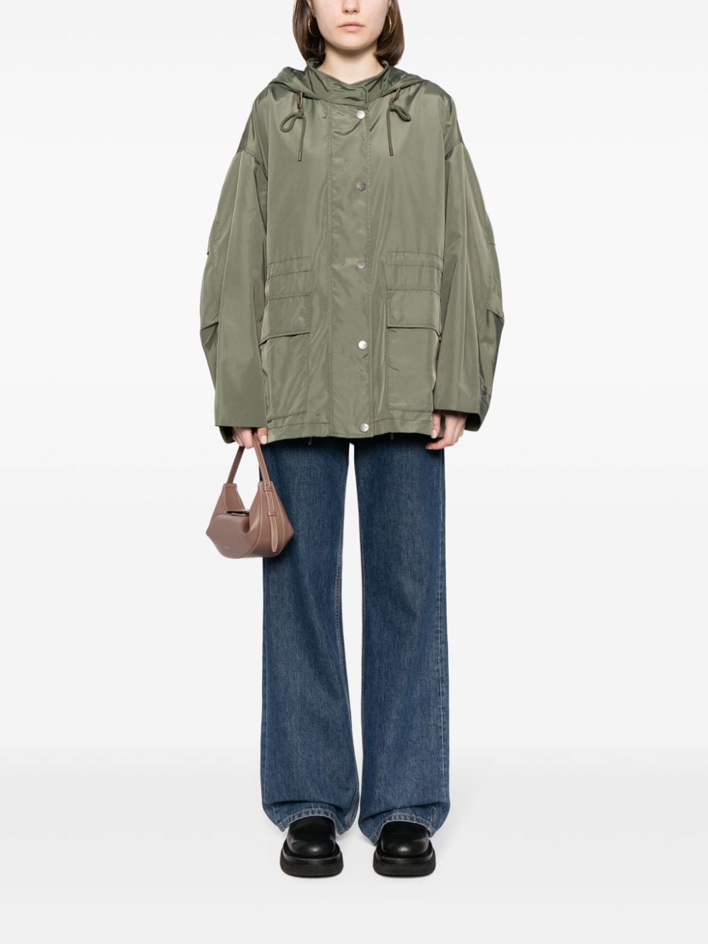 STUDIO TOMBOY hooded zip-up jacket - Groen