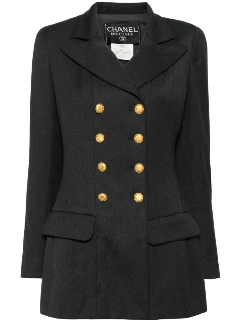 CHANEL Pre-Owned 1996 double-breasted wool blazer