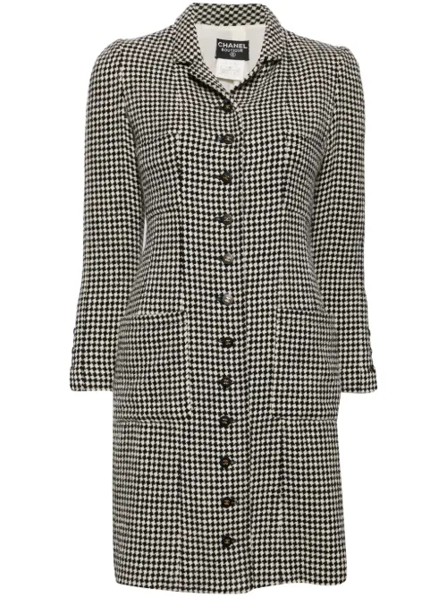 Manteau à simple boutonnage (1996) - CHANEL Pre-Owned - Modalova