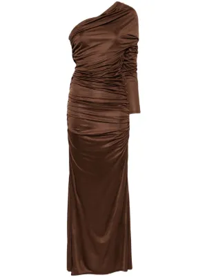 tove brown dress Indira Dress Dark Brown  TOVE Studio
