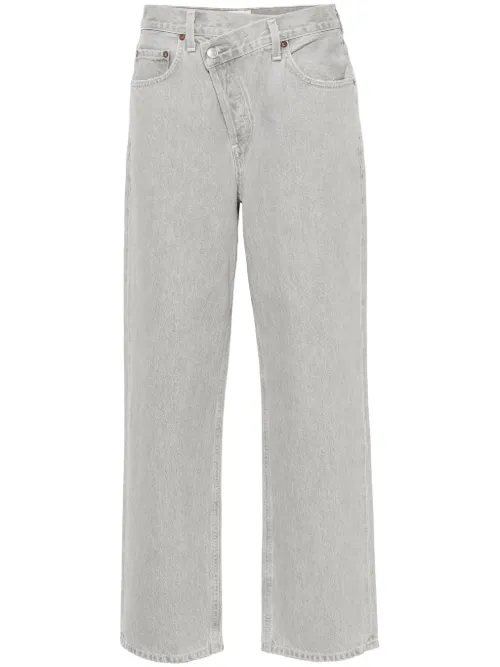 Jean taille haute Criss Cross à coupe droite - AGOLDE - Modalova