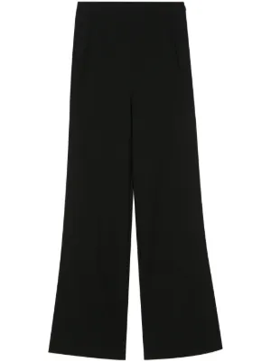 【ROLAND MOURET】pleated cady wide-leg パンツ Wide Leg Stretch Cady Trouser in White – Roland Mouret