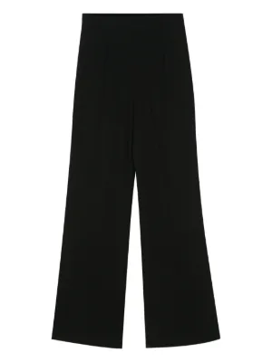 【Roland Mouret】 Lucanusウールクレープ wide legパンツ Lucanus wool crêpe wide leg pants in pink - Roland Mouret