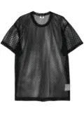Comme des Garçons Homme Plus crew-neck mesh T-shirt - Black