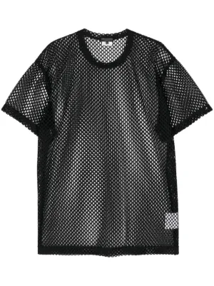 【world shop】コムデギャルソンオムプリュス/メッシュTシャツ 美品 コムデギャルソンオムプリュス 半袖メッシュTシャツ メンズ