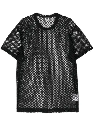 【COMME des GARCONS】メッシュTシャツ 黒 OVERSIZED MESH T-SHIRT | CDG - COMME des GARÇONS