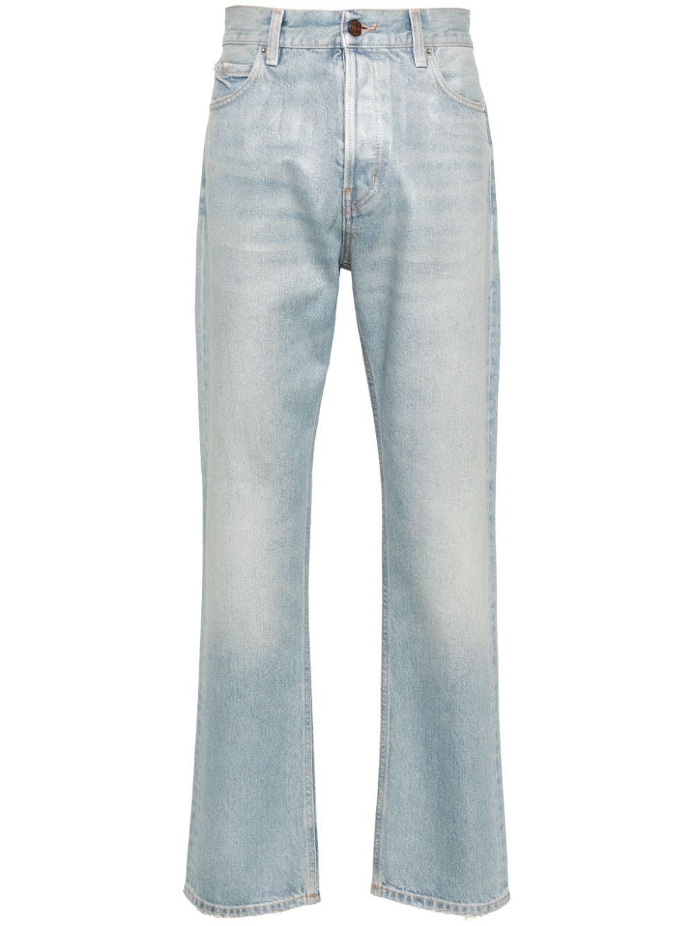 Shop Haikure Blake Straight-leg Jeans In Blue