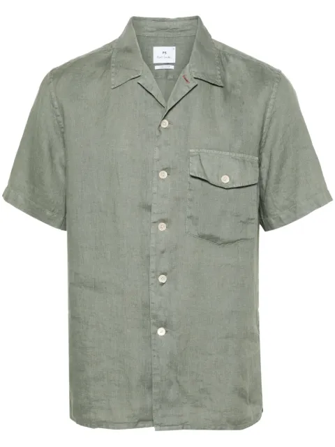 PS Paul Smith chemise en lin à design sans manches