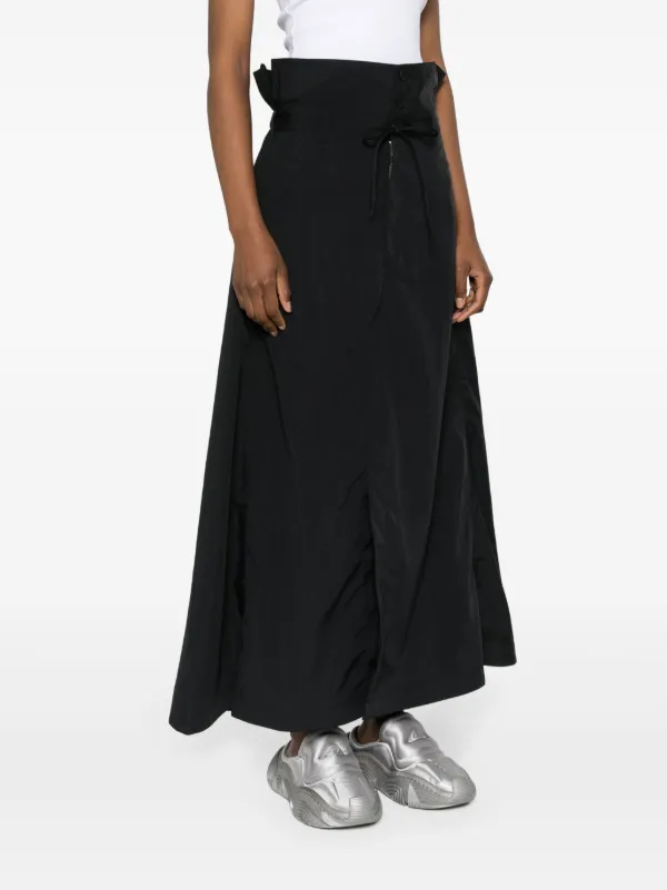 Y-3 ロゴ Aラインスカート | ブラック | FARFETCH JP