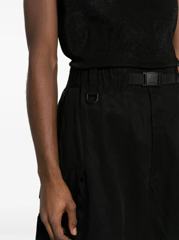 Y-3 Twill Cargo Shorts | Black | FARFETCH