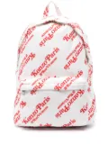 Kenzo Kenzogram canvas backpack - White