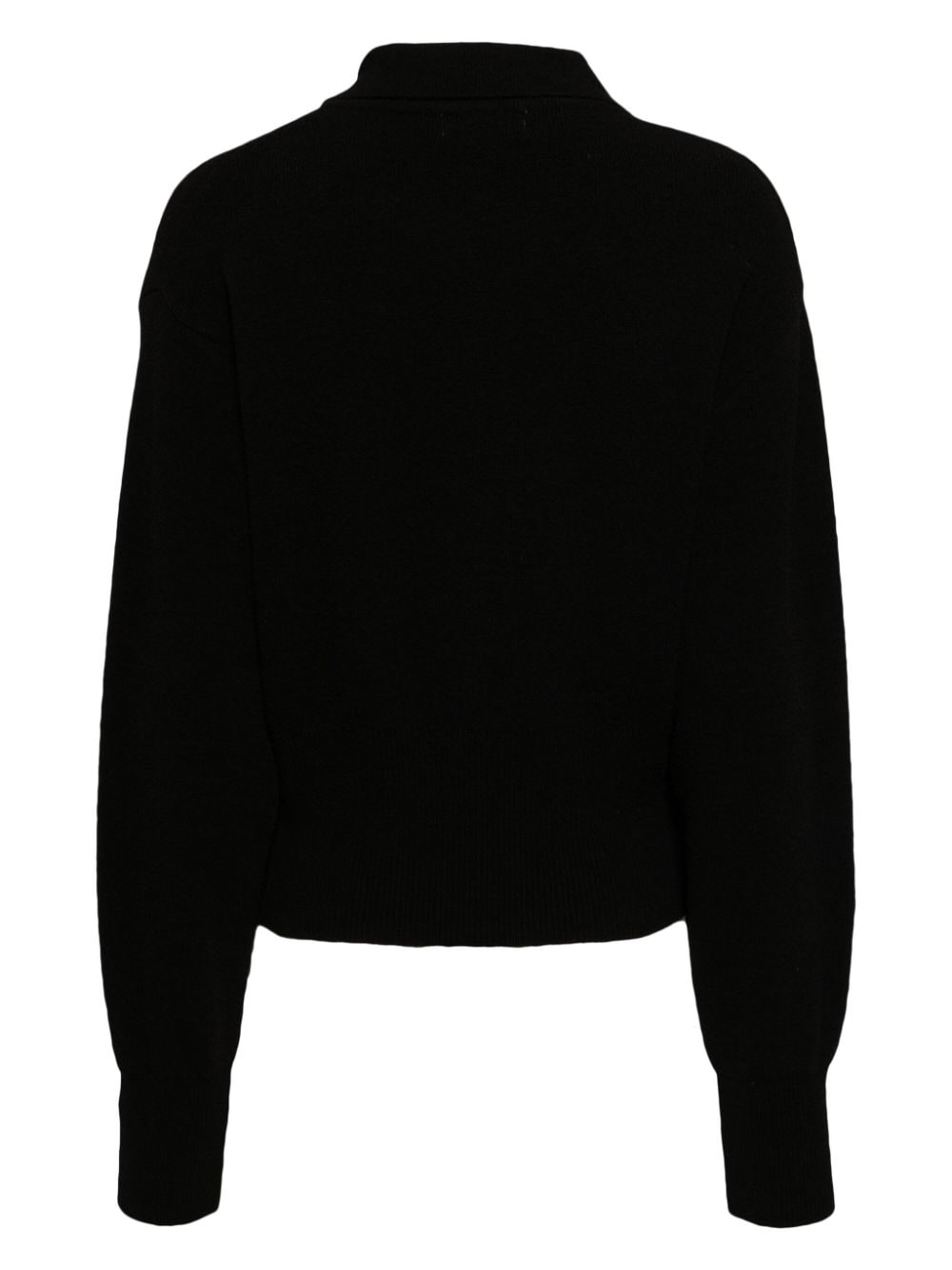 STUDIO TOMBOY zip-front cotton-blend cardigan - Zwart