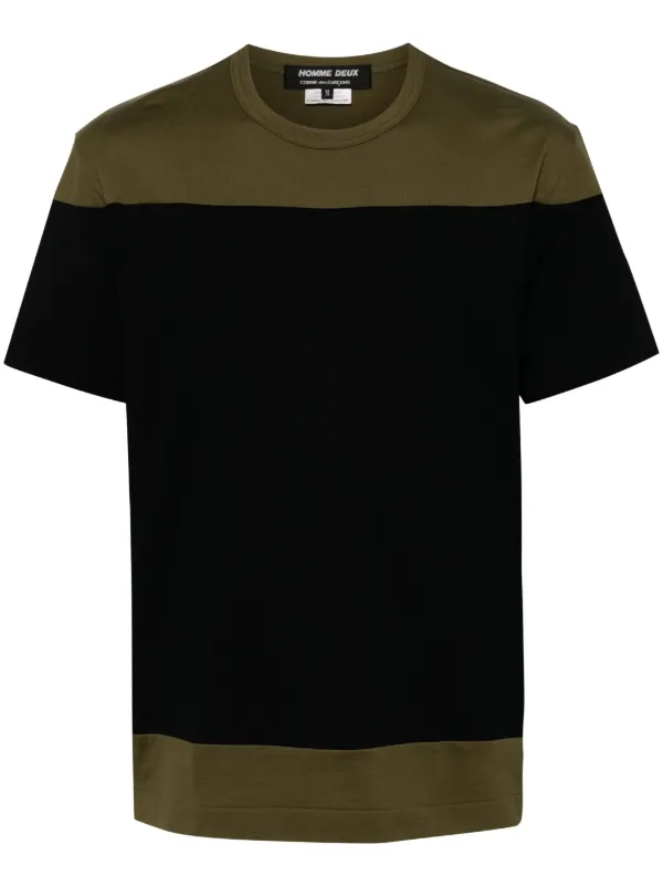 COMME des GARCONS カラーブロック長袖Tシャツ カラーブロック 長袖クルーネック（0740TK05） | COMME