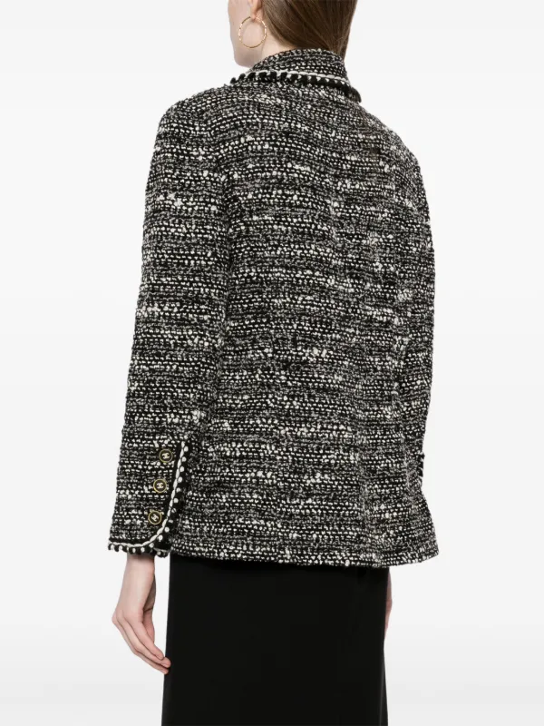CHANEL Pre-Owned 1990-2000s Tweed Jacket | Black | FARFETCH