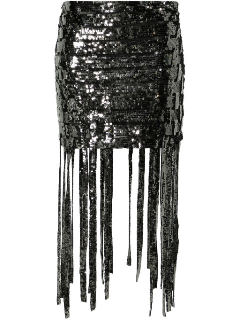 PINKO Gladiatore sequinned midi skirt