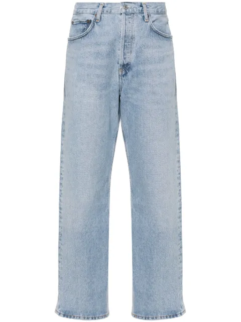 AGOLDE Tief sitzende Straight-Leg-Jeans