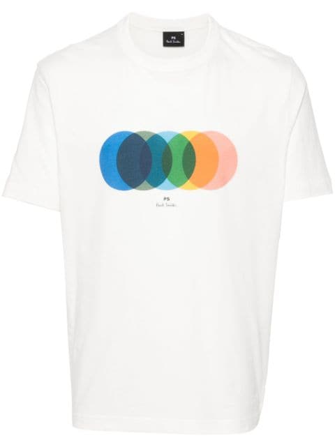 PS Paul Smith Circles-print organic-cotton T-shirt