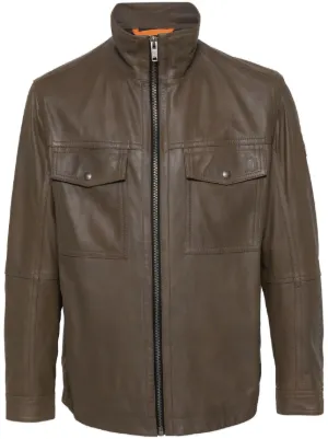 Boss leather hotsell jackets sale