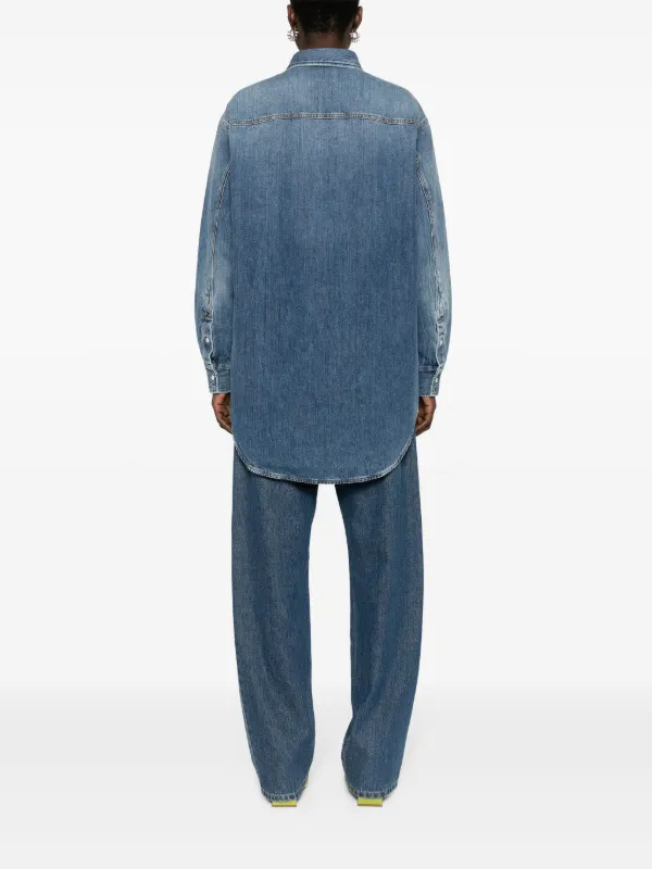 Gucci インターロッキングG デニムジャケット | ブルー | FARFETCH JP