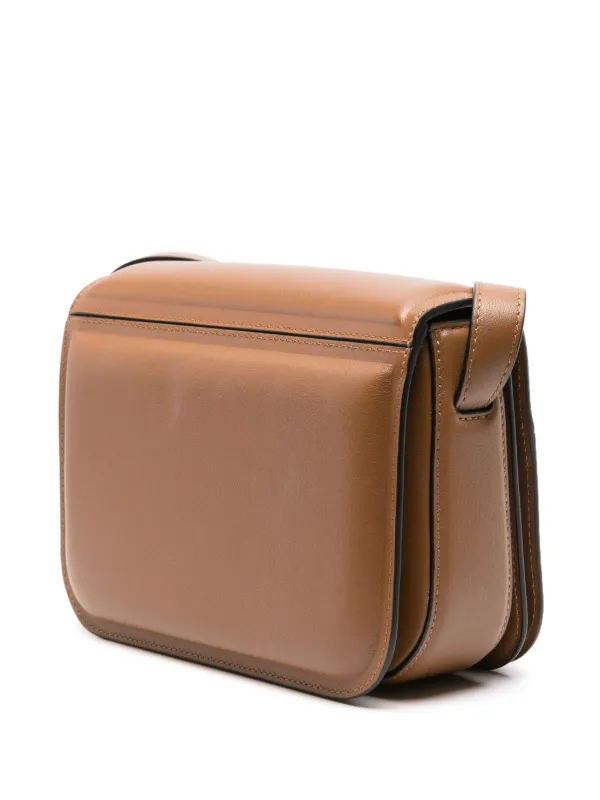 Wandler Oscar Trunk Leather Crossbody Bag | Brown | FARFETCH