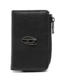 Diesel L-Zip Key leather wallet - Black