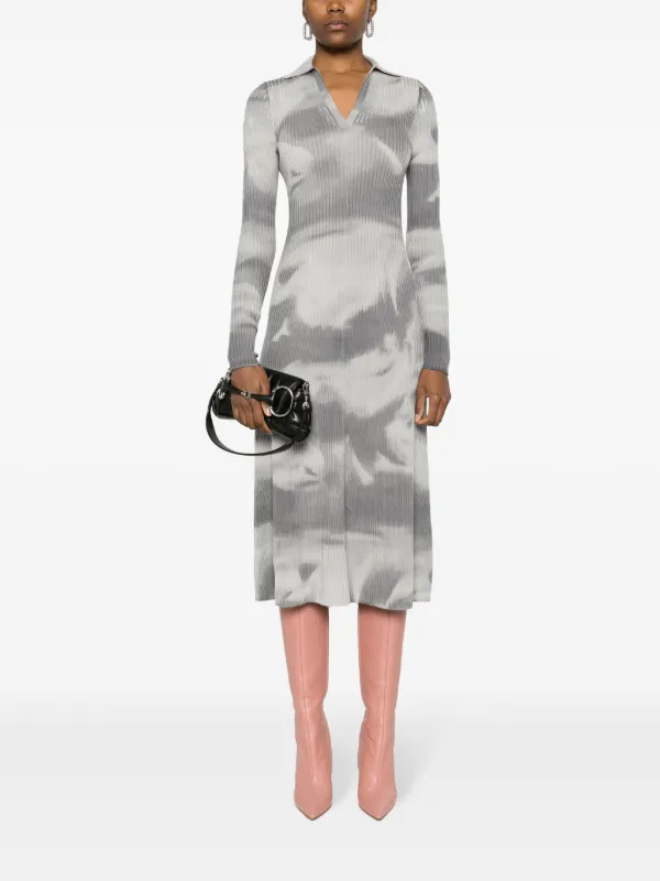 SALE！【DIESEL】レディース ドレス M-BRIDGE Diesel M-Bridge Midi Dress | Grey | FARFETCH TH